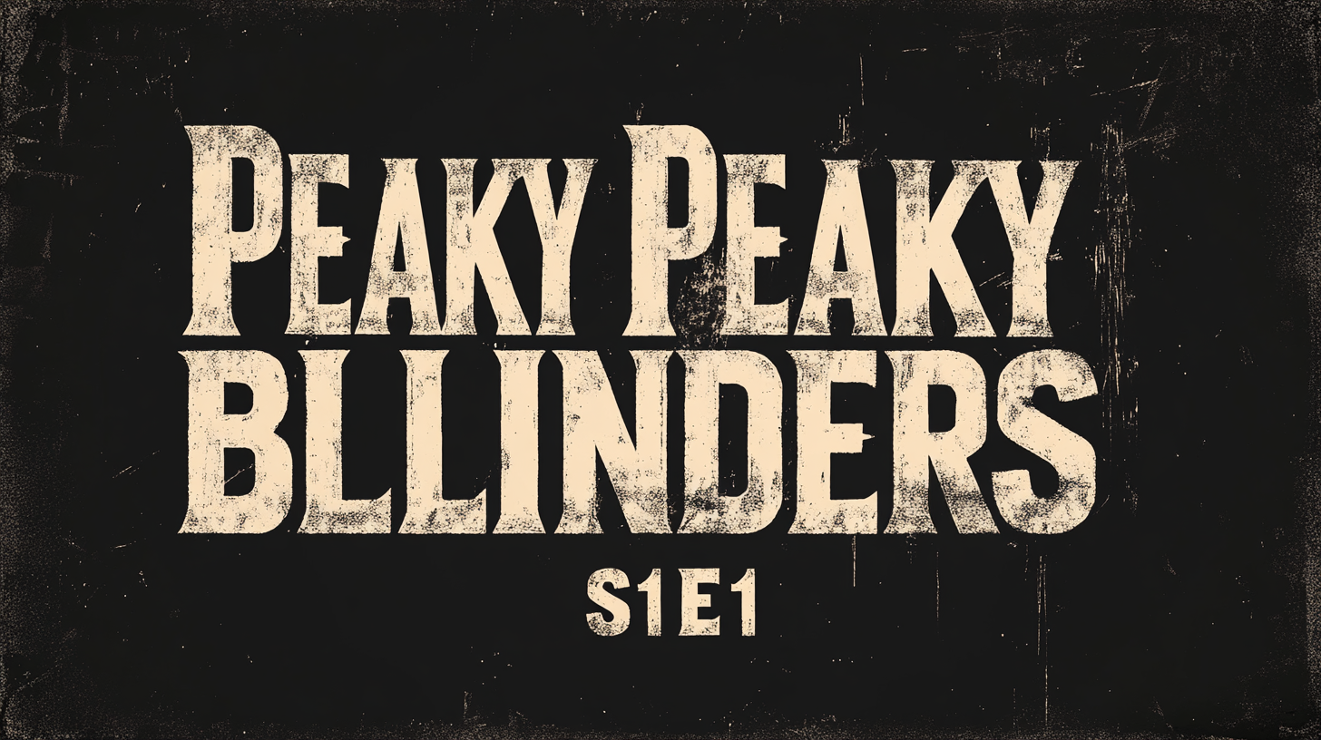 Peaky blinders Saison 1 Episode 1 – Thomas Shelby Fr