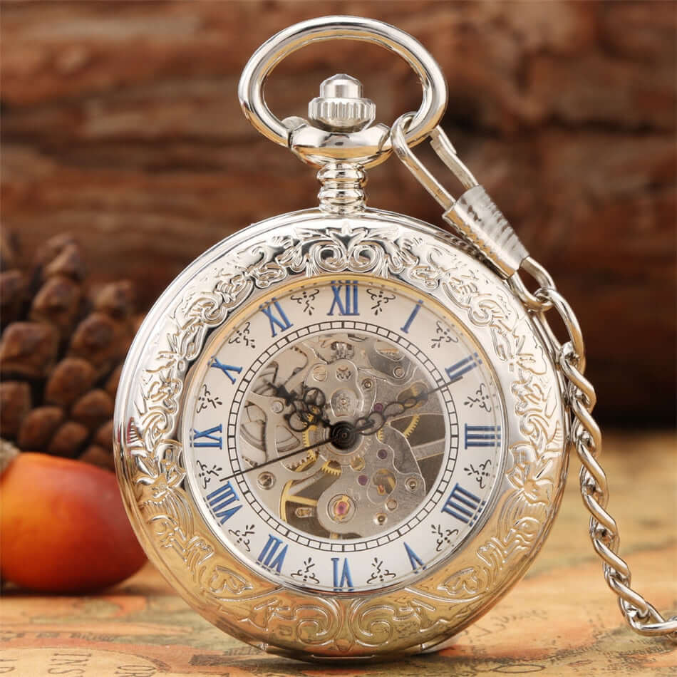 Montre à Gousset Peaky Blinders Pegasus chiffre bleu