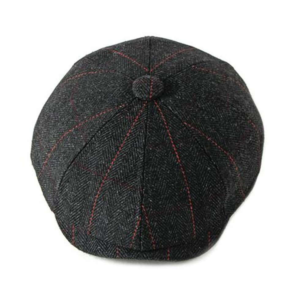 casquette peaky blinders lame noir