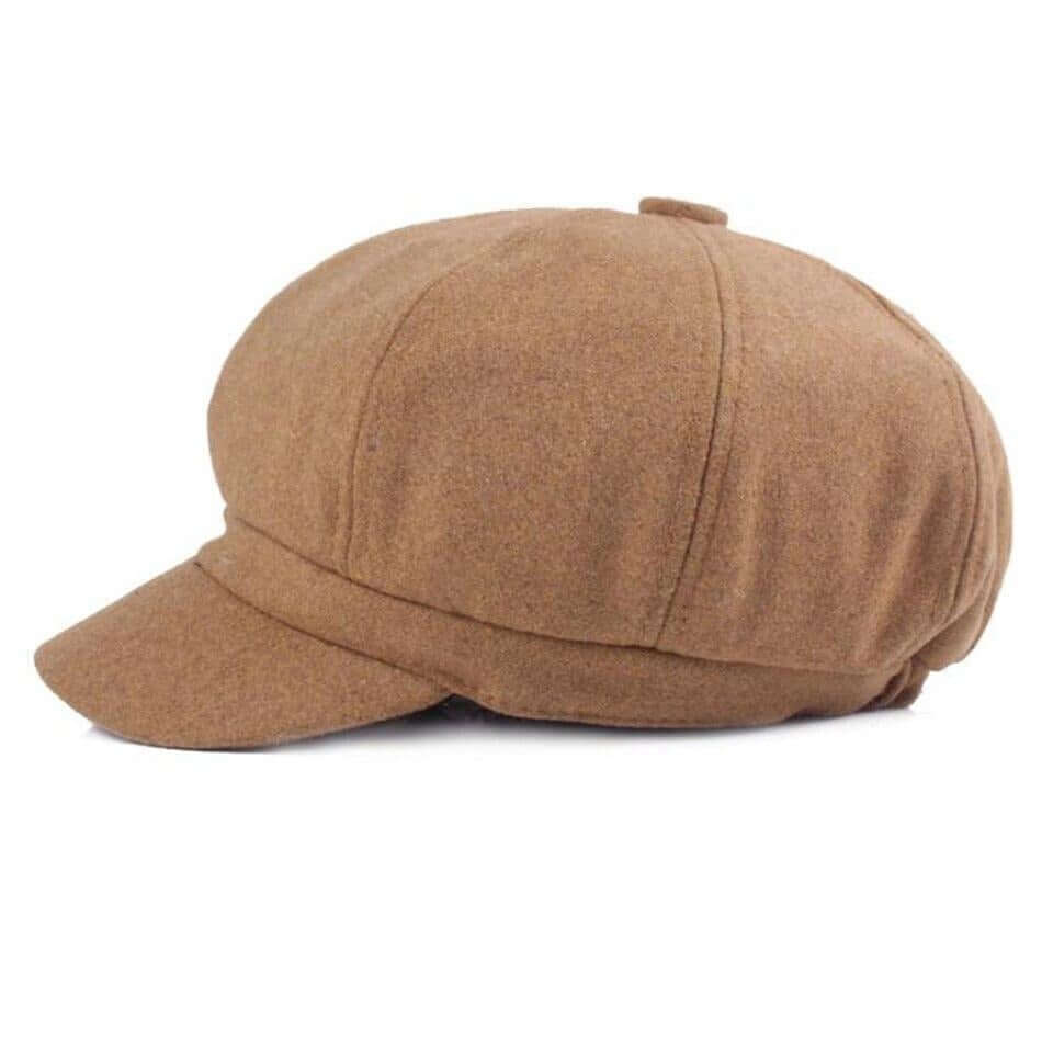 casquette de peaky blinders beige