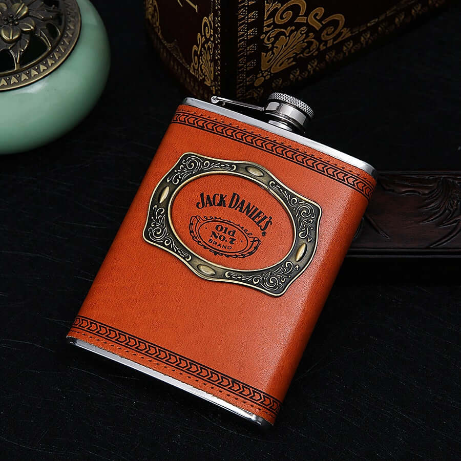 flasque alcool peaky blinders marron