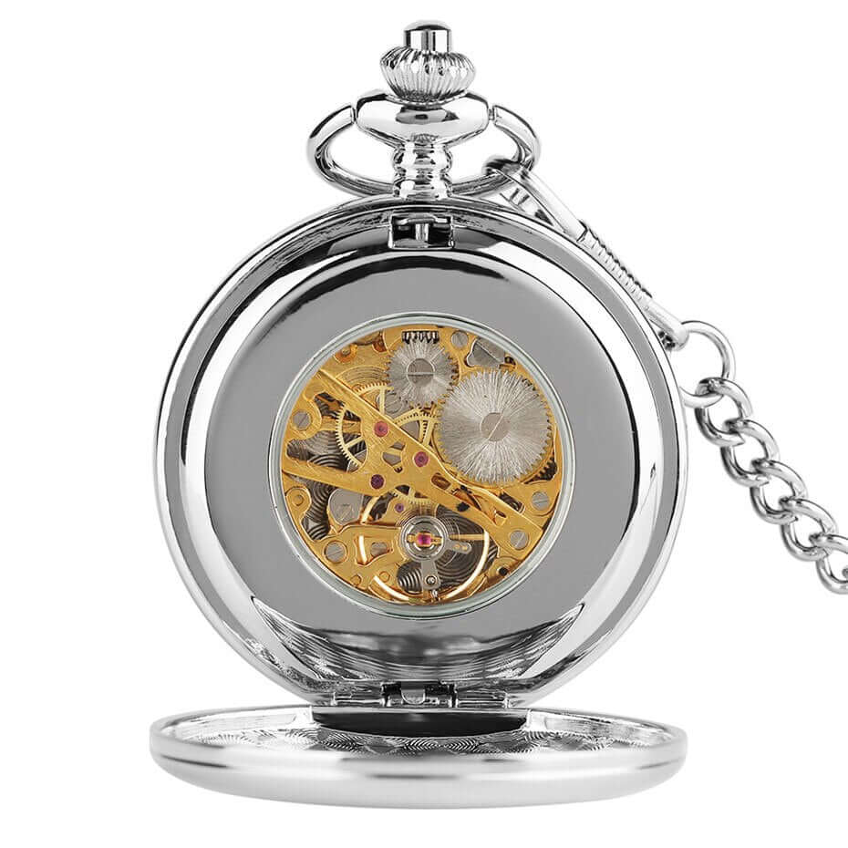 Montre à Gousset Peaky Blinders Argent chic