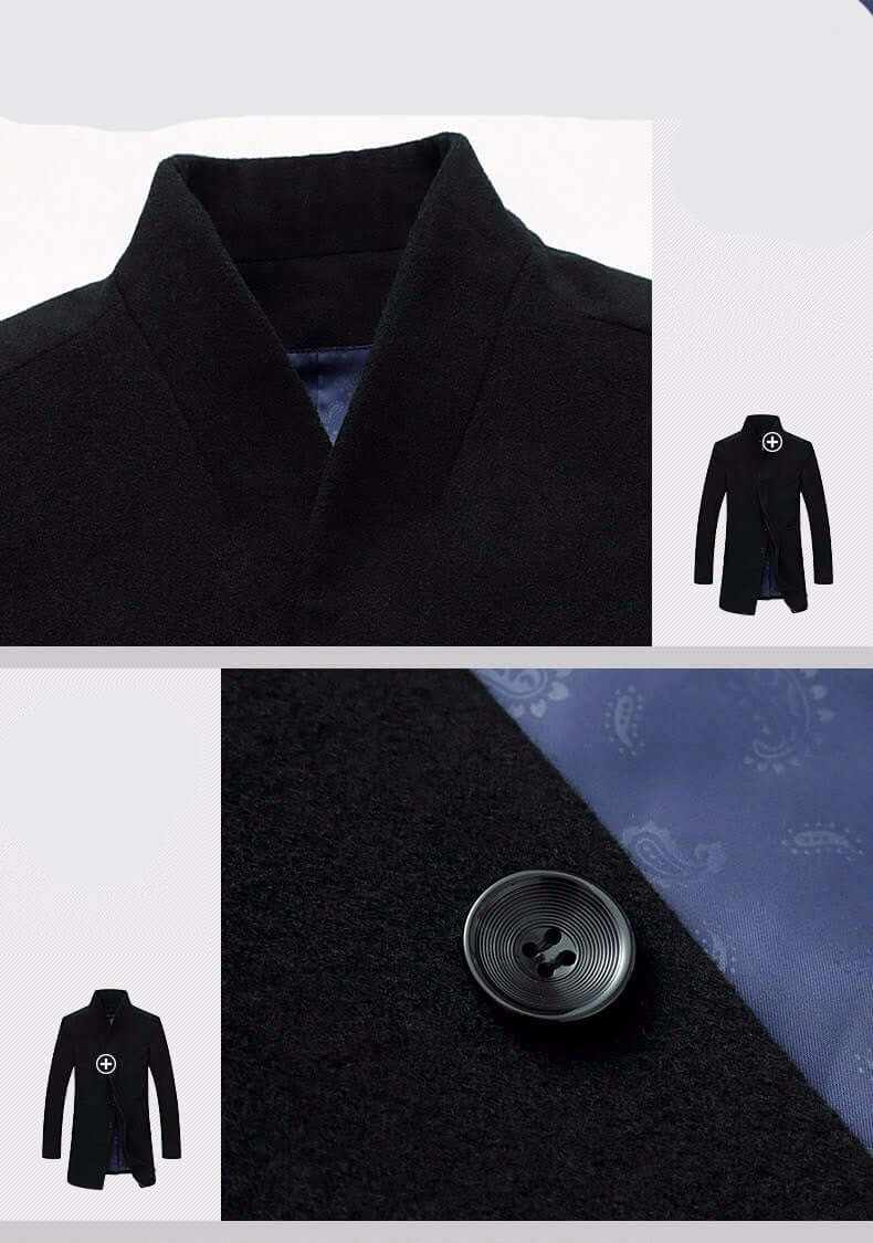 Manteau Long Noir