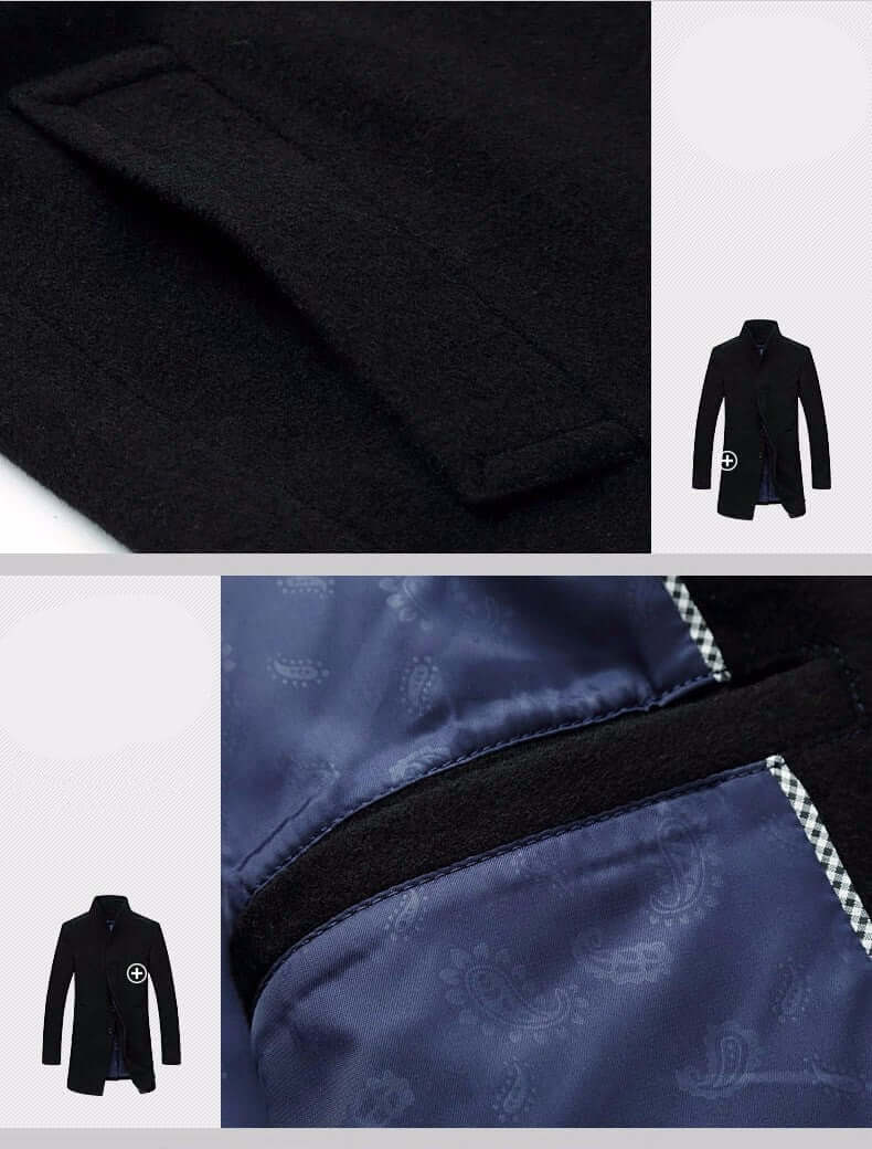 Manteau Long Noir