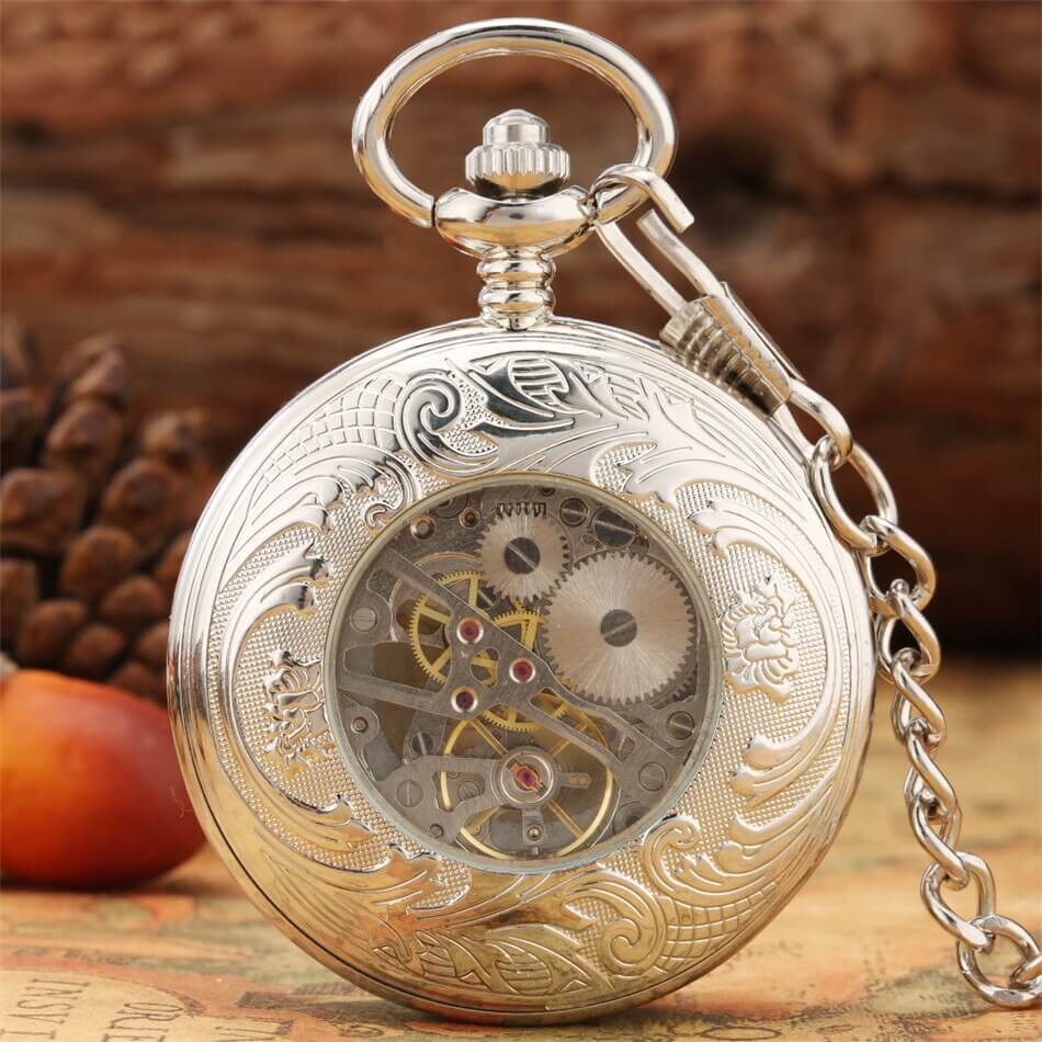 Montre à Gousset Peaky Blinders Pegasus blanc