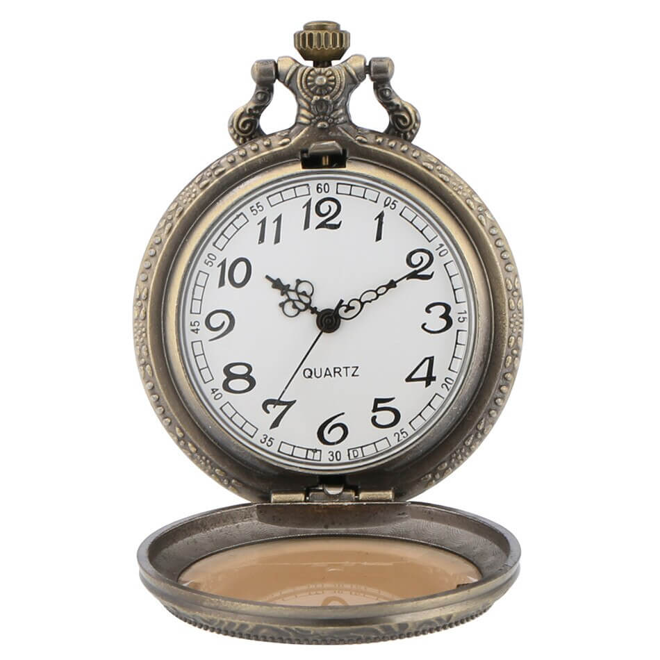 Montre à Gousset Peaky Blinders Verre Teinté cadre blanc