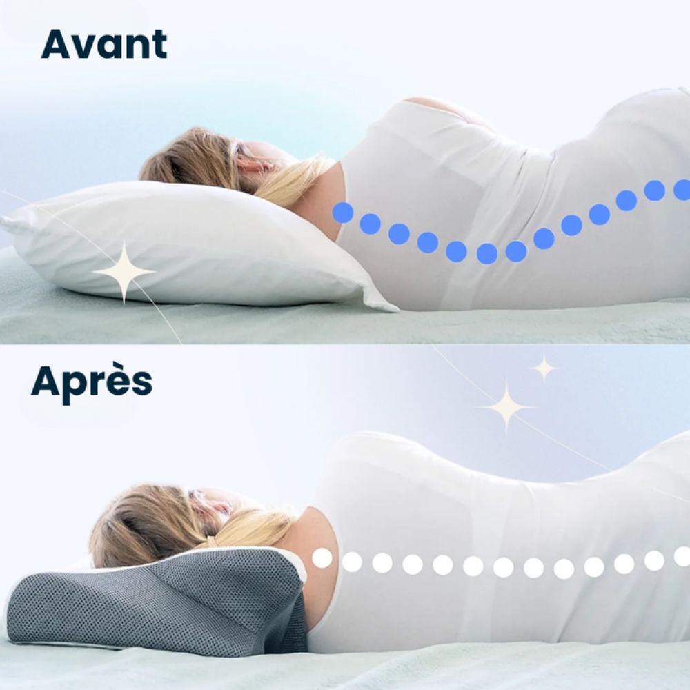 Coussin d’Alignement Cervical Cellsius - Le secret du dormeur latéral et dorsal