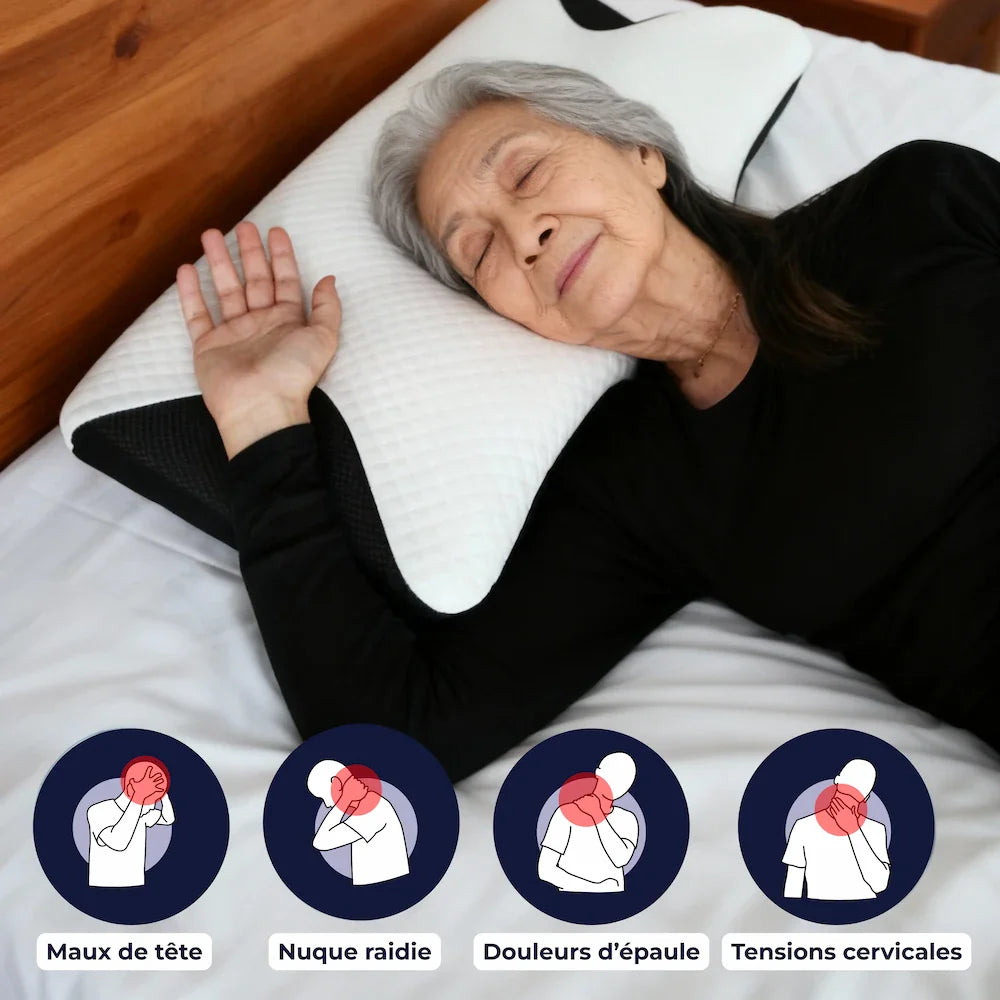 Coussin d’Alignement Cervical Cellsius - Le secret du dormeur latéral et dorsal