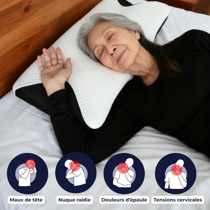 Coussin d’Alignement Cervical Cellsius - Le secret du dormeur latéral et dorsal