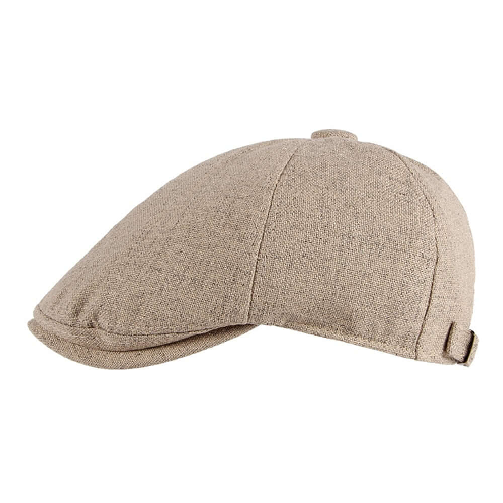 casquette homme style peaky blinders couleur beige